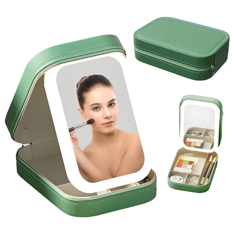 Light-up makeup box