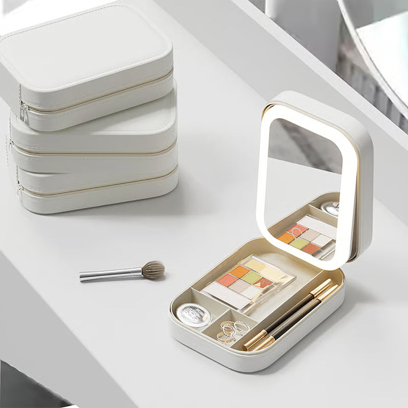 Light-up makeup box