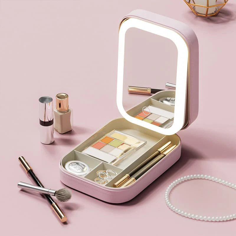 Light-up makeup box