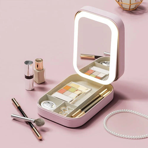 Light-up makeup box