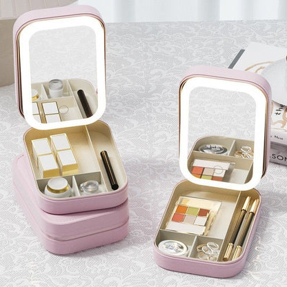 Light-up makeup box